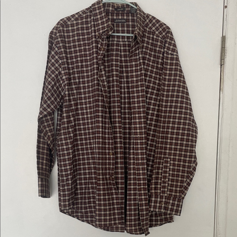 (2) Plaid Button-Up Shirt